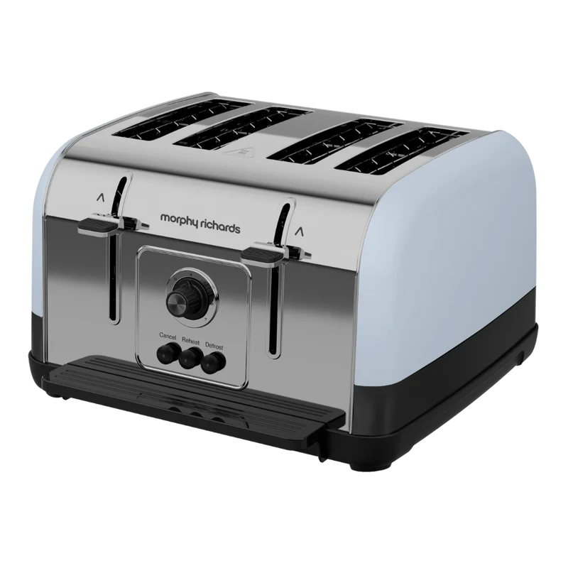 Venture Blue 4 Slice Toaster - Duck Egg
