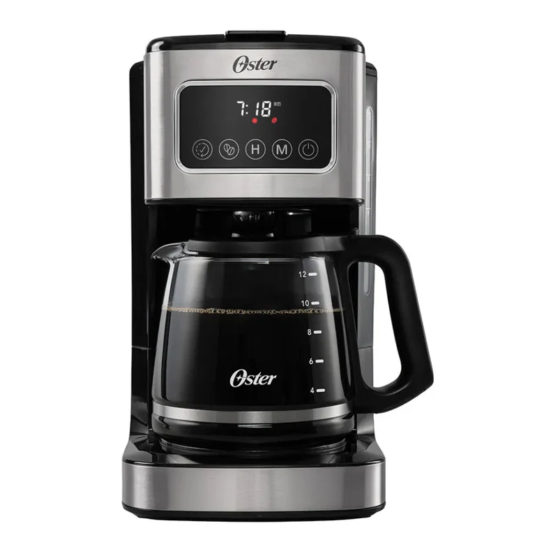 Oster Coffee Maker Programable con Pantalla Táctil 12 Tazas, BVSTDC4403