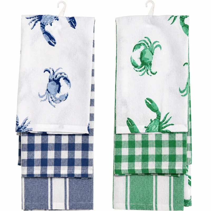 SET 3 PAÑOS CANGREJOS 60X40CM SURTIDOS