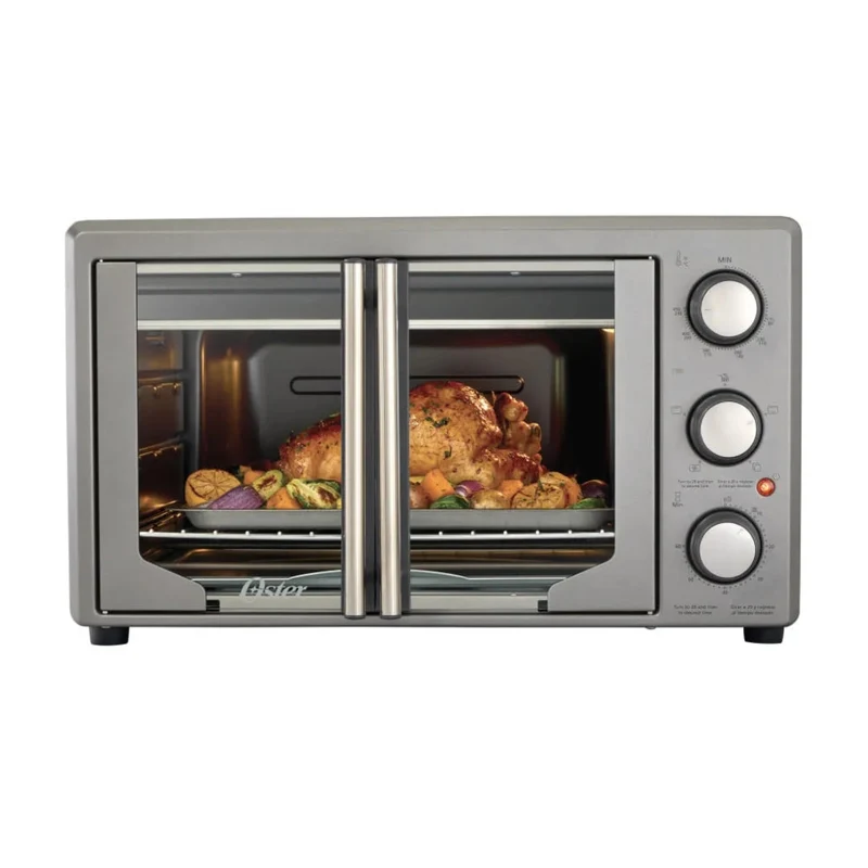Oster Horno con Freidora de Aire Puertas Francesas 42 Litros, TSSTTV42FDMAFNS-013