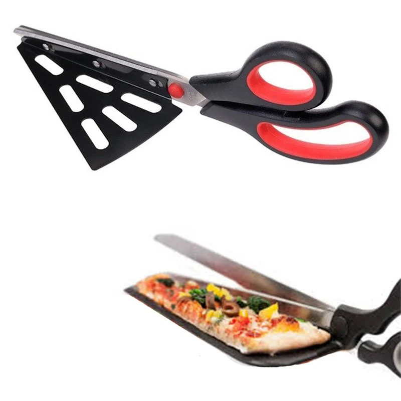 TIJERAS DE COCINA CON SOPORTE PARA PIZZAS