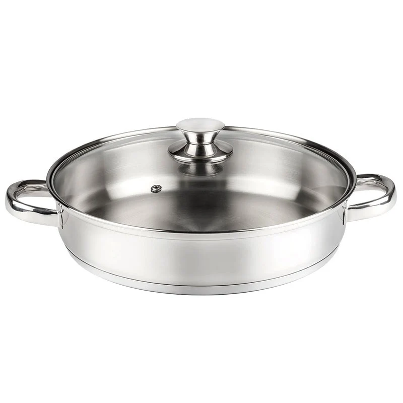 TARTERA ACERO INOX 18/10 FONDO CAPSULADO FULL IND. 28CM
