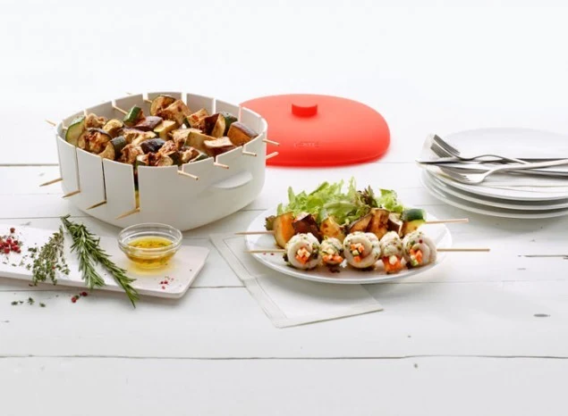 SET 8 PINCHOS EN MICROONDAS LEKUE