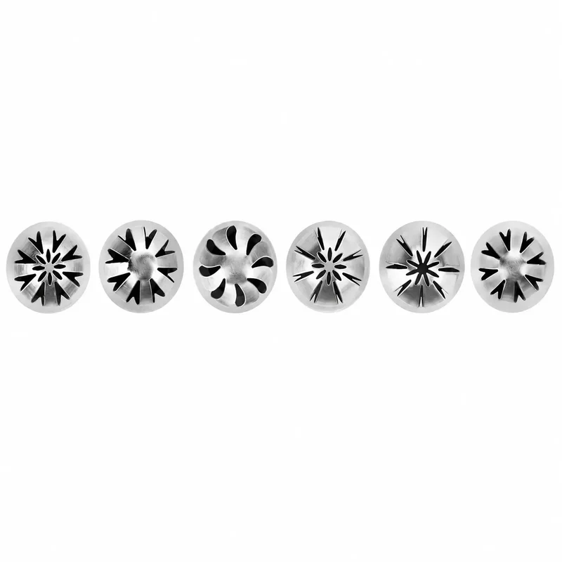 SET 6 BOQUILLAS RUSAS ESFERICAS