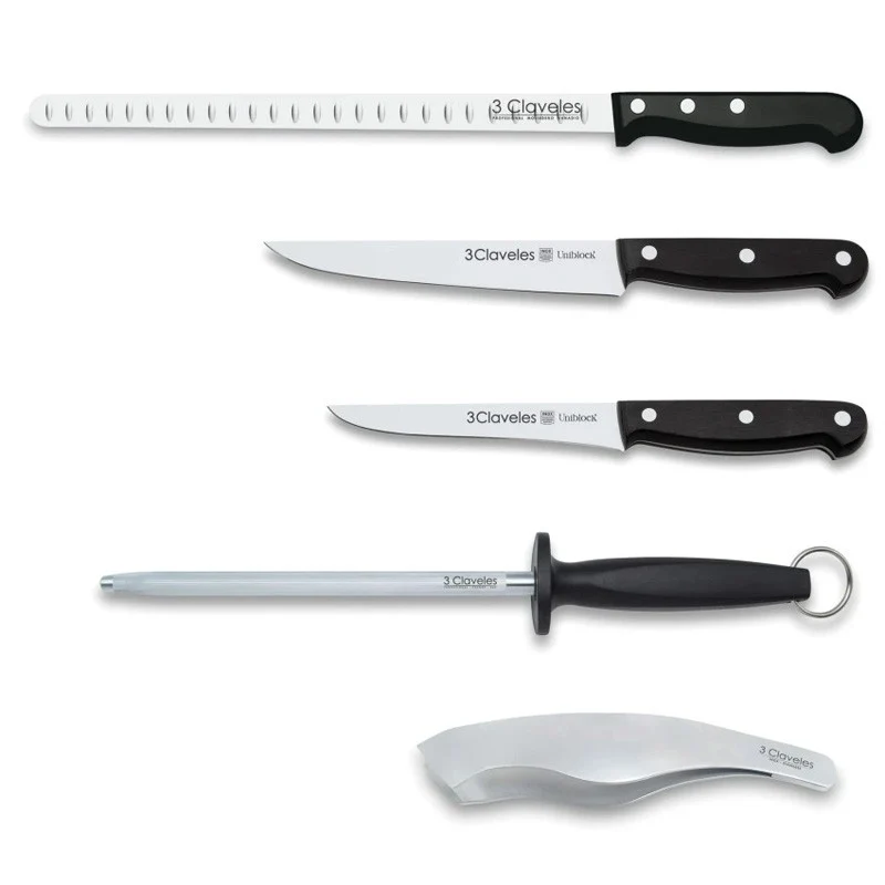 SET CORTE JAMON UNIBLOCK 3 CLAVELES