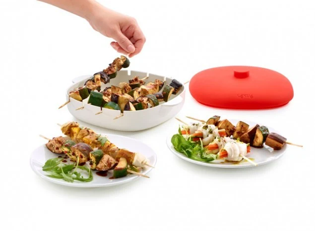 SET 4 PINCHOS EN MICROONDAS LEKUE