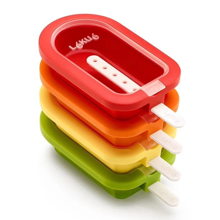 SET 4 MOLDES POLOS MINI APILABLES SURTIDOS LEKUE
