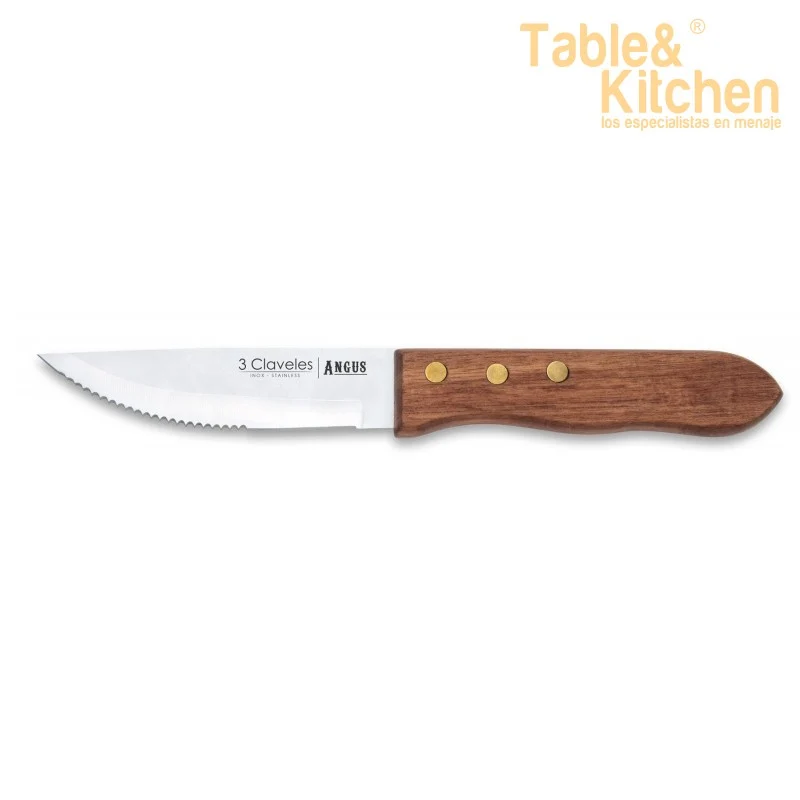 SET 4 CUCHILLOS ANGUS 12CM 3 CLAVELES