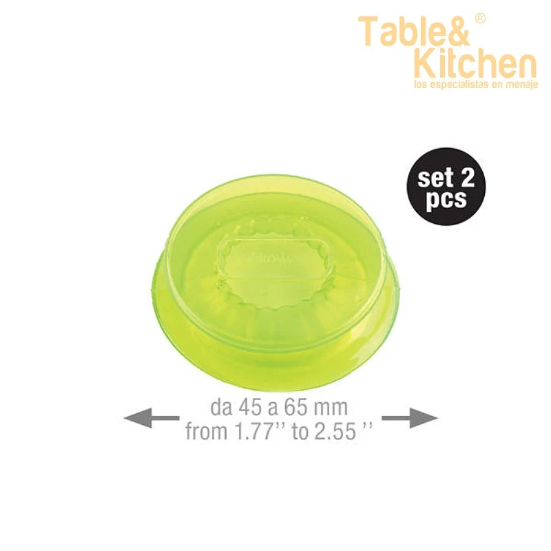 SET 3 TAPAS DE SILICONA CAPFLEX "M" 55MM