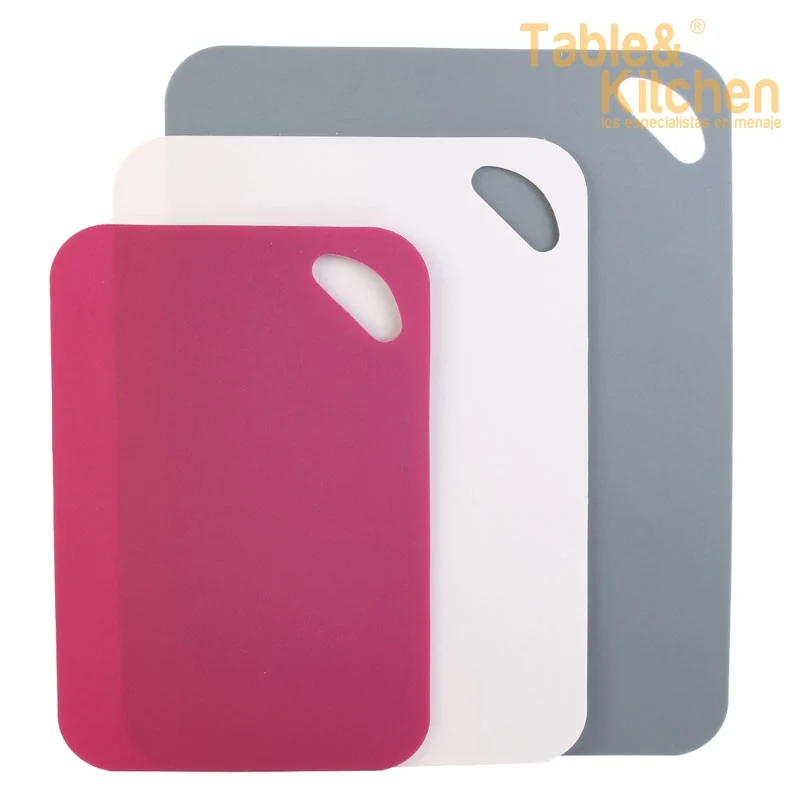 SET 3 TABLAS CORTAR FLEXIBLES ANTIDESLIZANTES