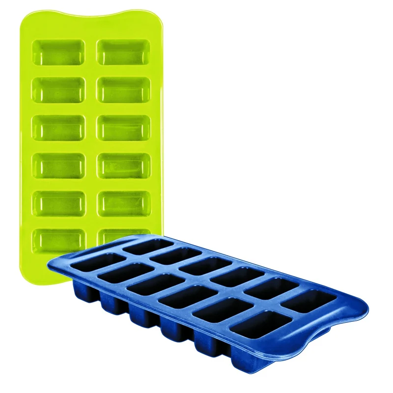 SET 2 MOLDES PARA HIELO SILICONA IBILI