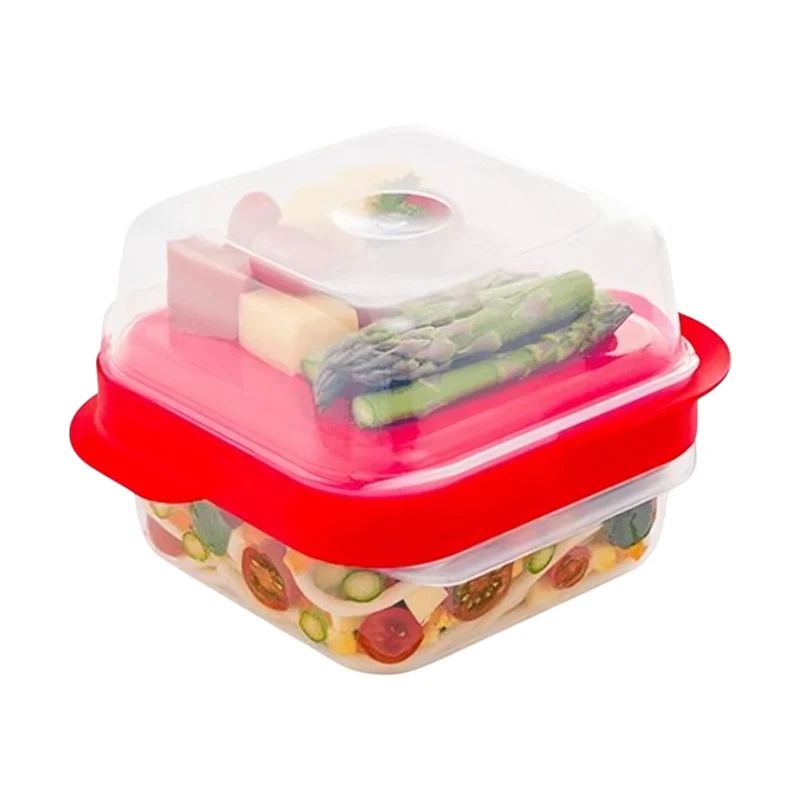 Imusa Contenedor de Plástico Hermético Master Seal de 0.8 Litros, 3 Piezas