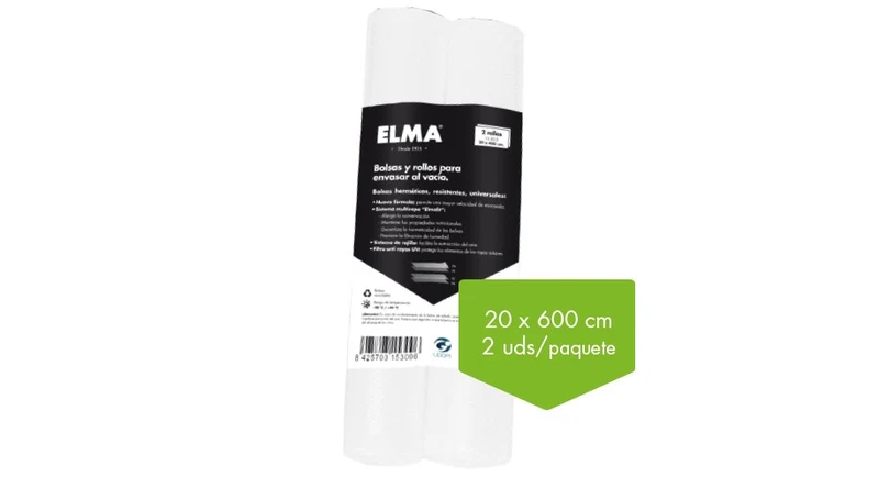 ROLLO ENVASADORA VACIO 20X600 (2UDS)