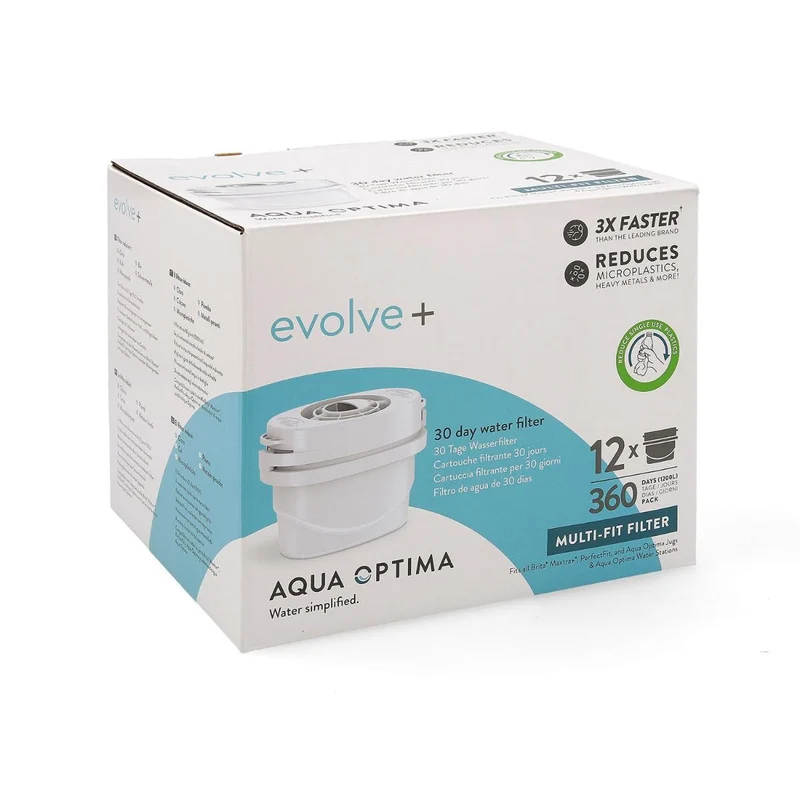 SET 12 FILTROS AGUA SINGLE LIFE EVOLVE COMPATIBLE BRITA