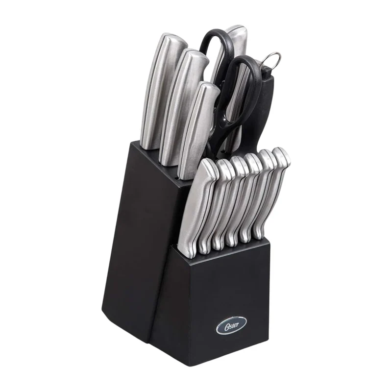 Oster Set de Utensilios de Cocina de Acero Inoxidable Baldwyn 14 Piezas, 70561.14