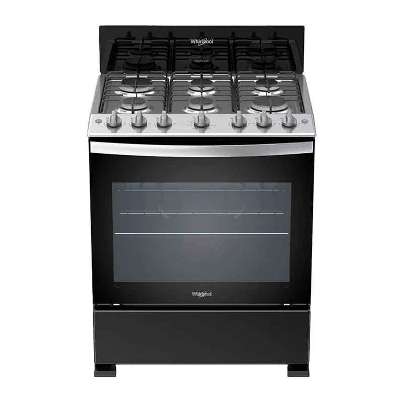 Whirlpool Cocina de Gas 30" Acero Inoxidable (LWFR3100B)