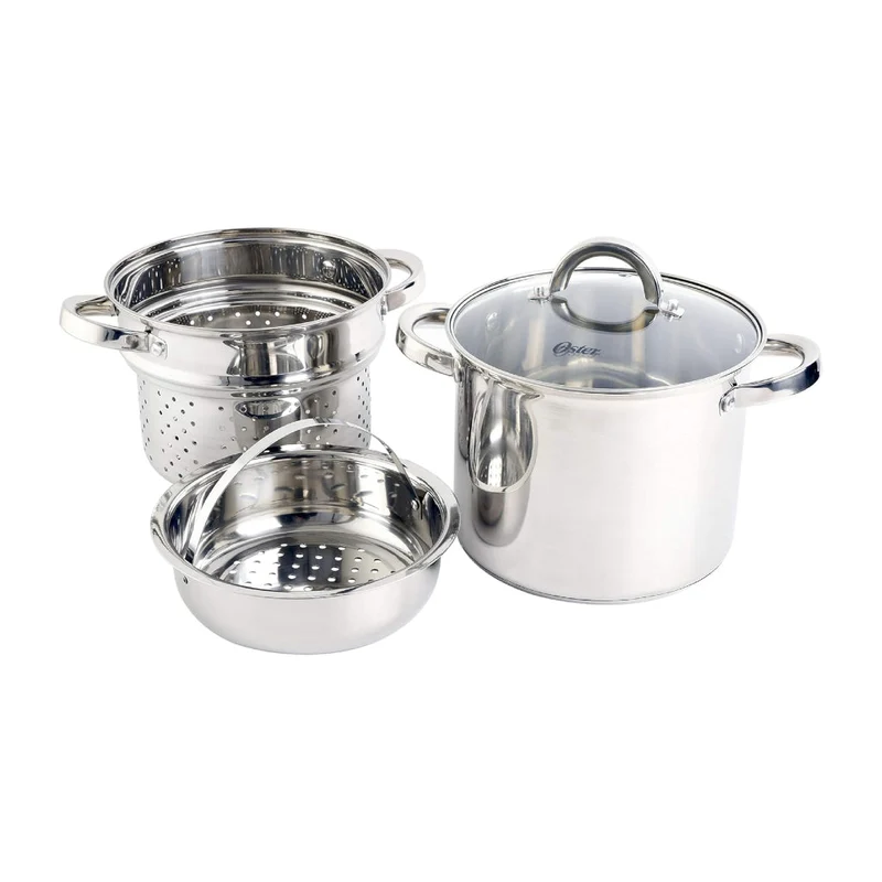 Oster Olla de Acero Inoxidable para Pasta 5 QT Os Sangerfield, 130008.04