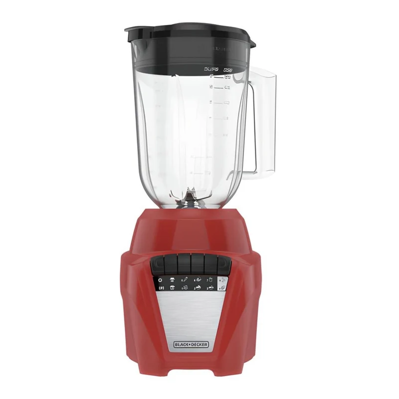 Black & Decker Licuadora Ice Crush Frasco de Plástico, BL0877-1RDLA