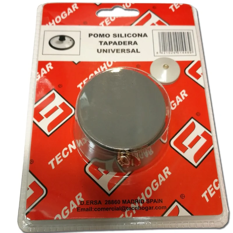 POMO UNIVERSAL TAPADERA SILICONA GRIS