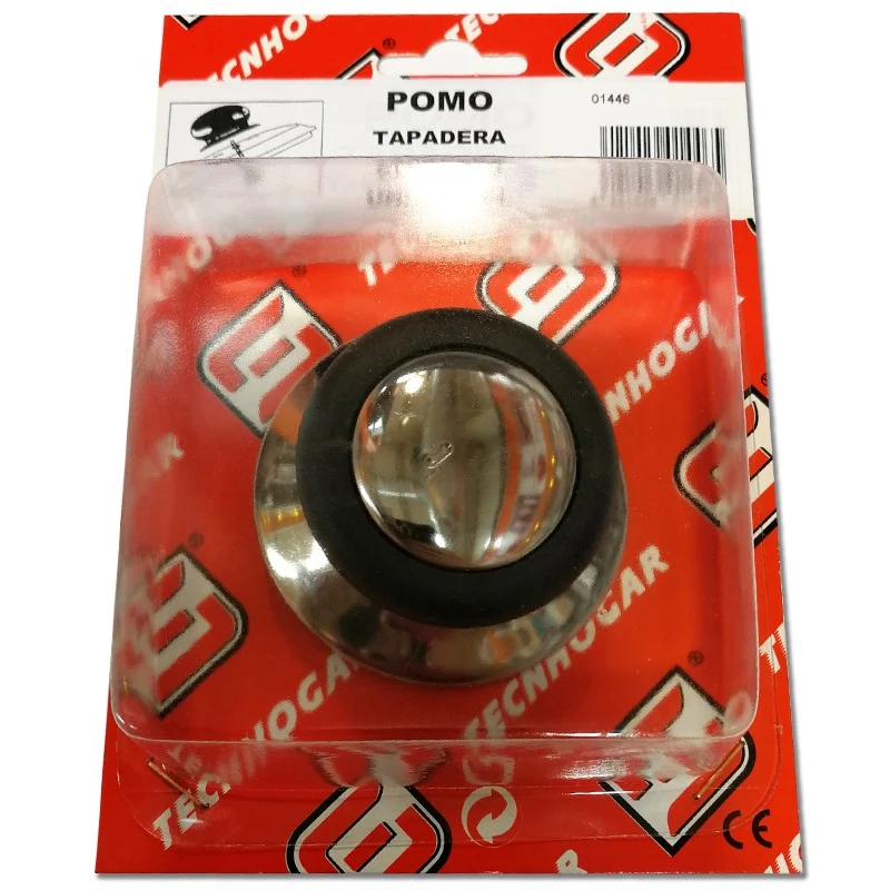 POMO CROMADO TAPA CRISTAL UNIVERSAL