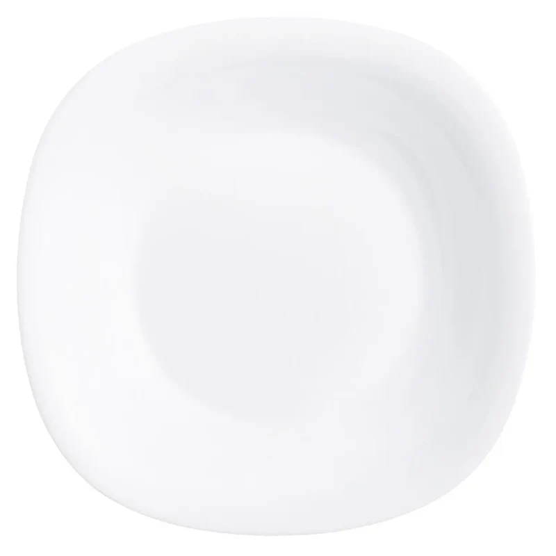 PLATO HONDO 21CM CARINE BLANCO