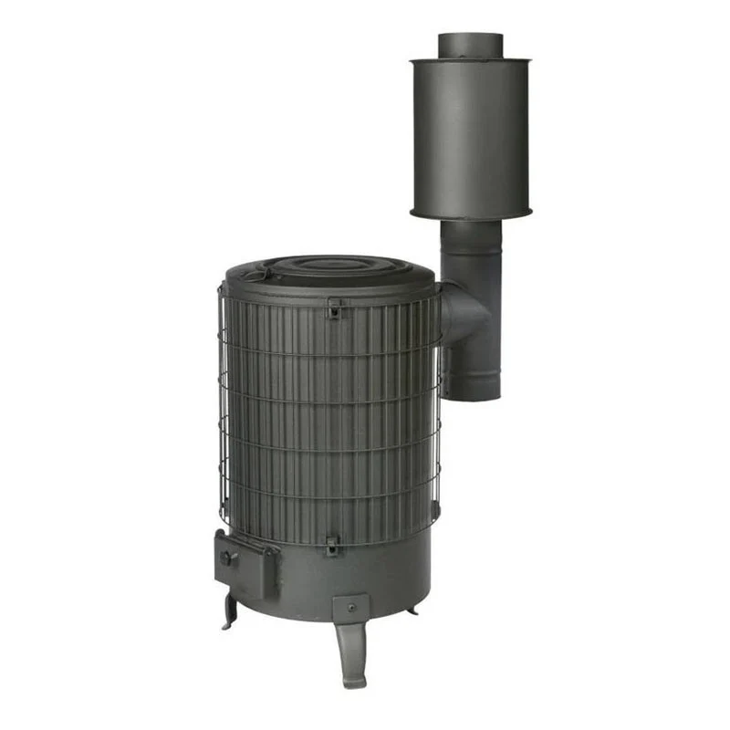 ESTUFA DE LEÑA Nº 4 Ø 110MM. THECA + CODO 90º