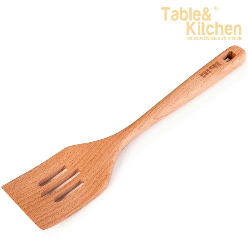 ESPATULA PERFORADA MADERA DE HAYA 30CM