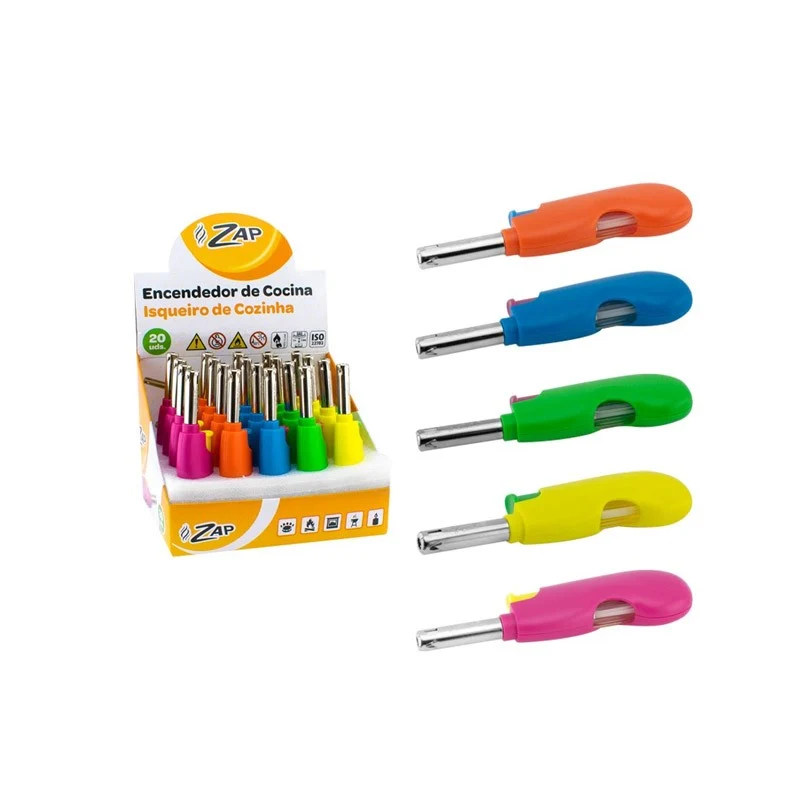 ENCENDEDOR MINI COLORES ACIDOS 11,5CM ZAP