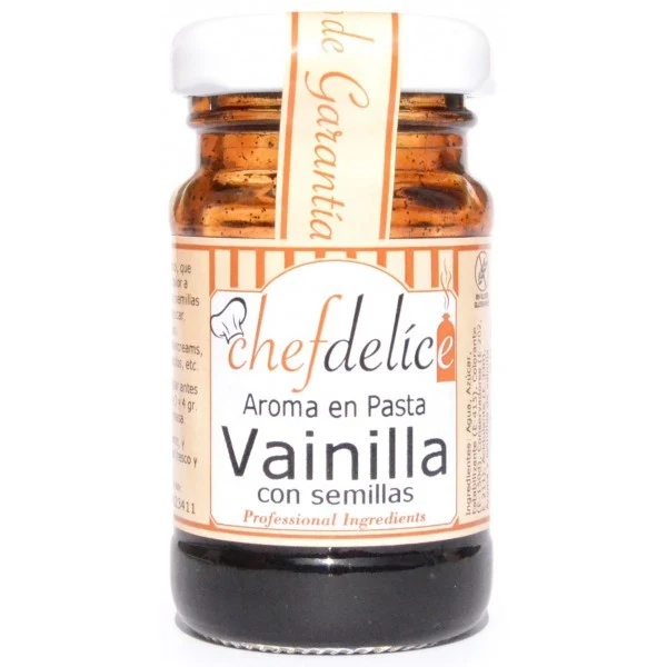 AROMA DE VAINILLA CON SEMILLAS EN PASTA 50GR CHEF DELICE