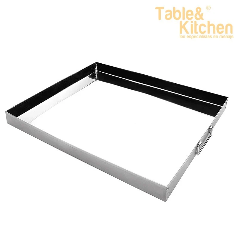 EMPANADERA INOX 40X30X3,50 CMS.