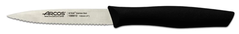 CUCHILLO MONDADOR SIERRA MANGO NEGRO