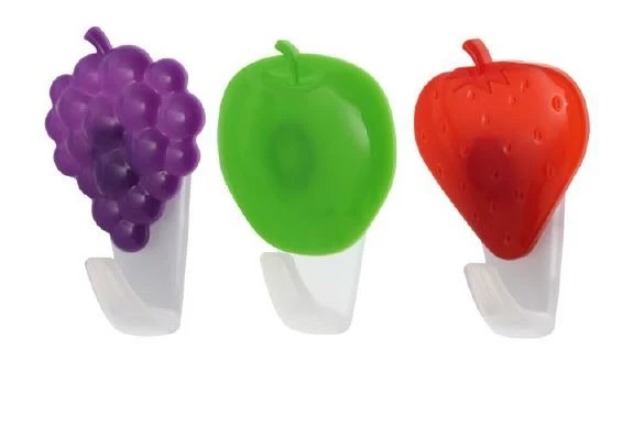 PERCHA ADHESIVA FRUTA 1 UNIDAD