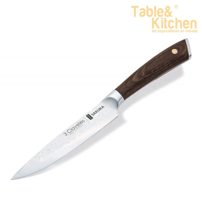 CUCHILLO FORJADO COCINA SAKURA 12,5 CM 3C
