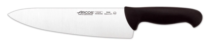 CUCHILLO COCINERO 250MM SERIE 2900 NEGRO