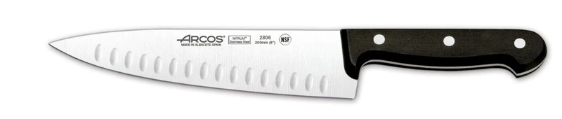 CUCHILLO COCINERO ALVEOLOS 200MM SERIE UNIVERSAL