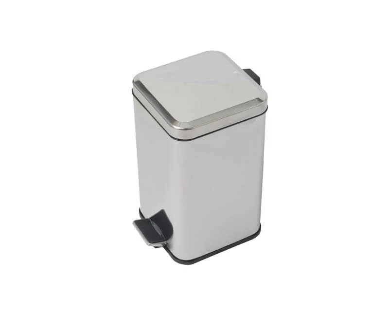 PAPELERA PEDAL 12 L CUADRADA