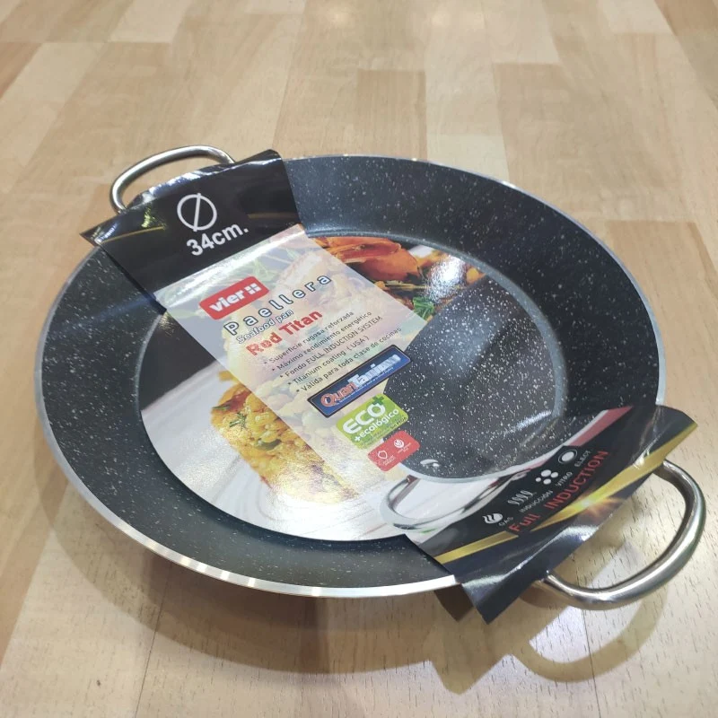 PAELLERA RED. ALUMINIO FORJADO FULL INDUCTION
