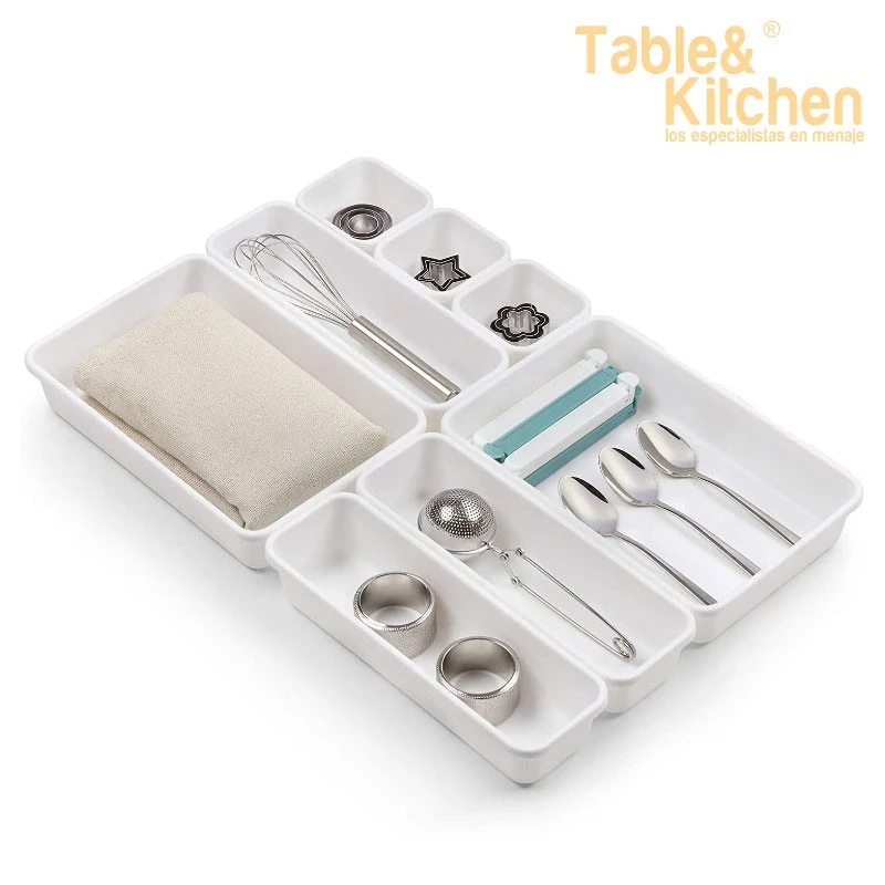 ORGANIZADOR CAJONES 8 PIEZAS MODULARES