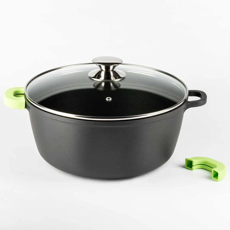 OLLA ALTA ALUM. FUNDIDO INDUCCION 20CM