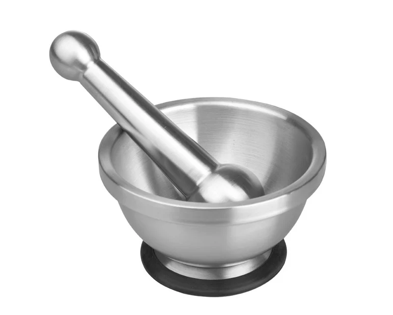 MORTERO ACERO INOX