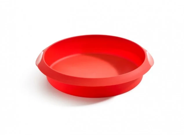 MOLDE REDONDO SILICONA ROJO LEKUE