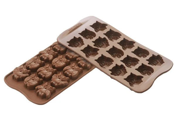 MOLDE PARA BOMBONES BUHOS