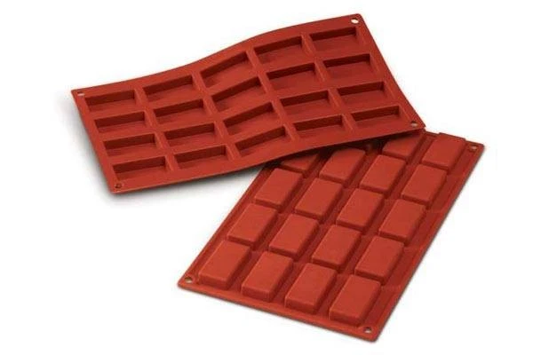MOLDE SILICONA CLASSIC RECTANGULAR 20 CAVIDADES