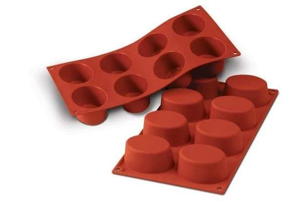 MOLDE SILICONA CLASSIC OVALADO 8 CAVIDADES