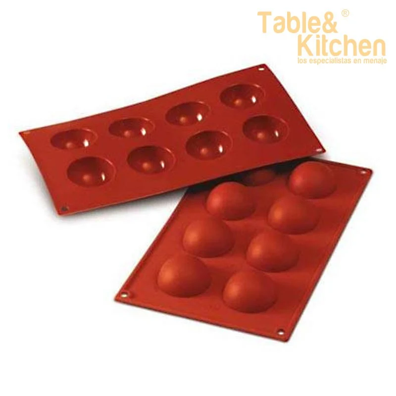 MOLDE SEMIESFERA SILICONA SF004