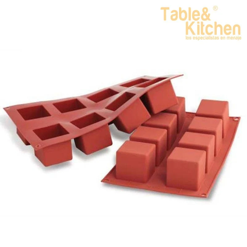 MOLDE 8 CUBOS SILICONA