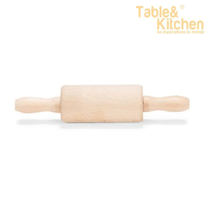 MINI RODILLO MADERA CON EJE