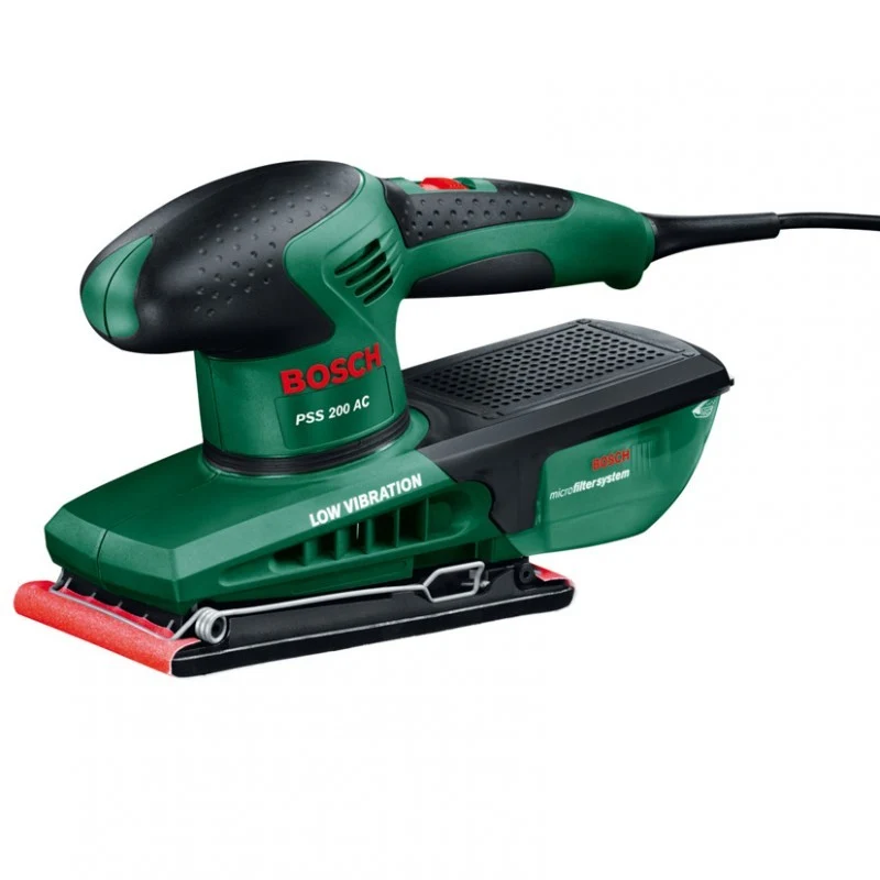 LIJADORA ORBITAL BOSCH PSS 200 AC, 200 W + HOJA DE LIJA