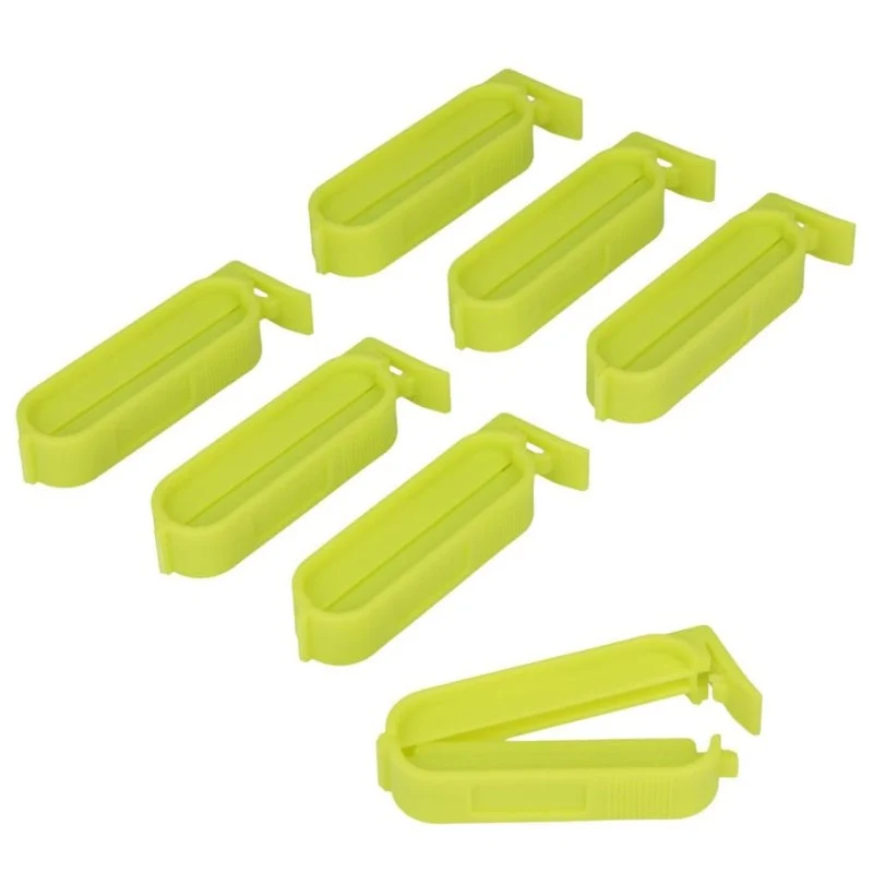 JUEGO 7 PINZAS CIERRABOLSAS PEQUEÑAS COLORES