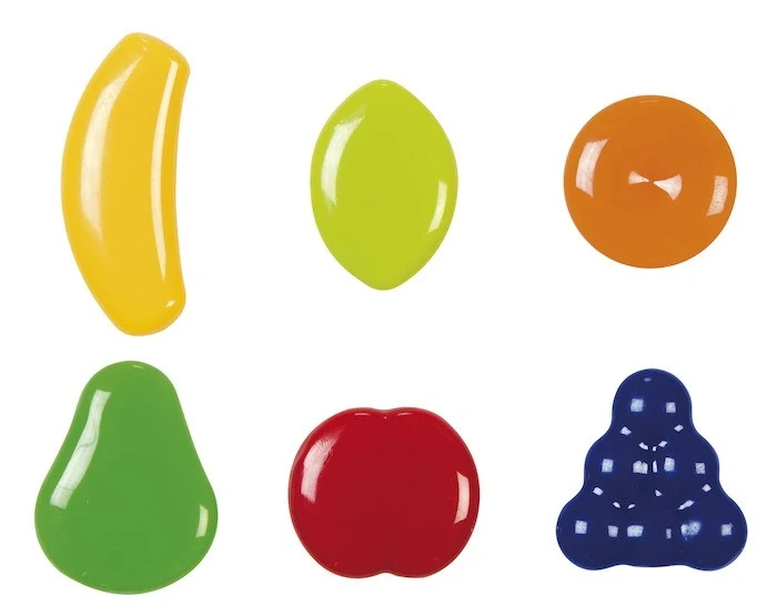 JUEGO 6 IMANES FRUTAS PRESTO
